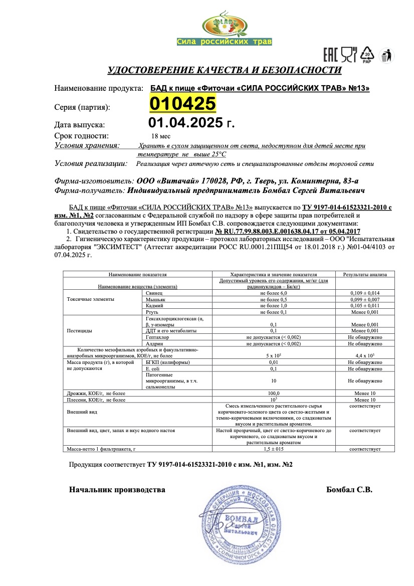 Паспорт №042025